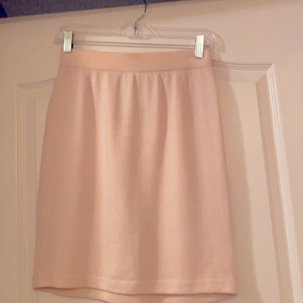 St John Collection ivory vintage classic skirt